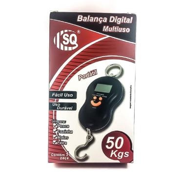Imagem de Balança Digital Portátil Para Pesca Feira Mala Bagagem 50kg