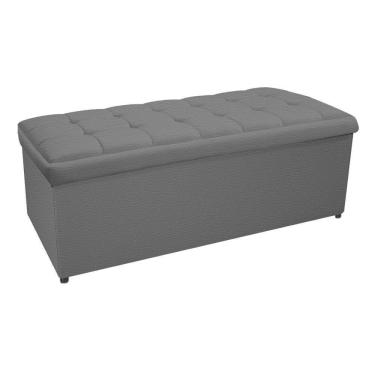 Imagem de Calçadeira Copenhague 195cm King Size Corano Cinza Adj Decor