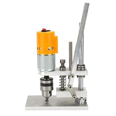 Imagem de Prensa de broca de bancada, minicirbroca de bancada boa resistência durável fácil de operar mini portátil para DIY para casa (JTO (0,3-4 mm))