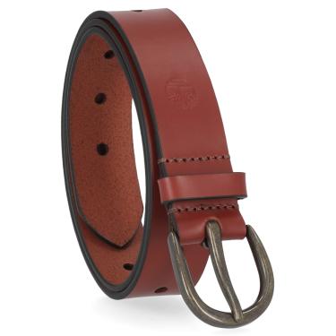 Imagem de Timberland Cinto de couro casual feminino para jeans, Marrom (Oval), Medium (33-39)