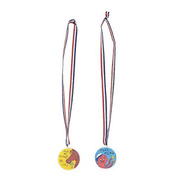 Imagem de Fun Express Medalhas "Faça você mesmo" - Faz 24 prêmios - Artesanato infantil faça você mesmo