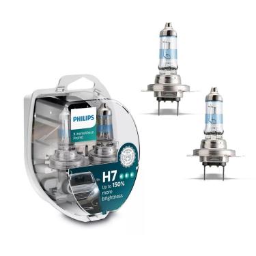 Imagem de Par Lâmpada H7 Philips X-tremeVision Pro150 12V 55W 3400K Farol Baixo Alto Neblina