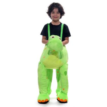 Imagem de Fantasia Dinossauro de Montar Verde Claro Infantil