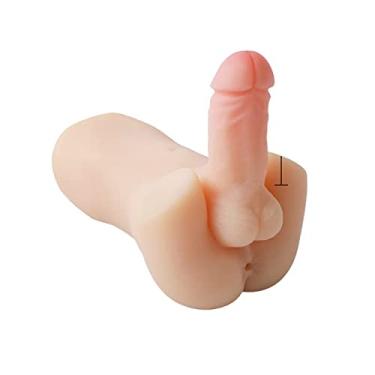 Imagem de Masturbador Unissex Com Prótese e Anus Orifício Penetrável