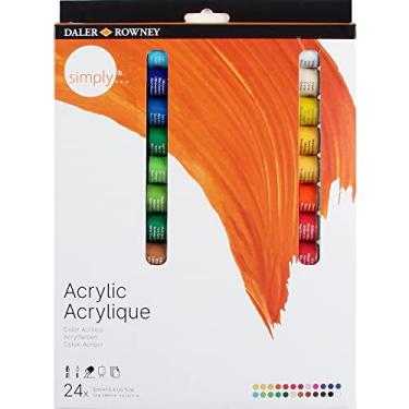 Imagem de DALER ROWNEY Simply, Acrílico em Tubo de 12ml, 24 Cores