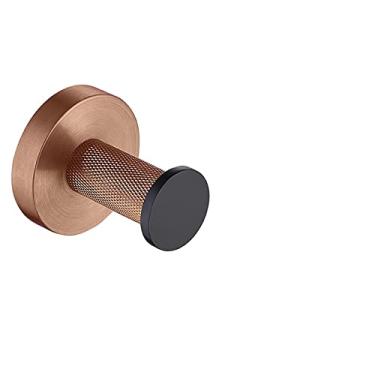 Imagem de Gancho de roupa SUS304 ganchos montados na parede para banheiro cozinha garagem roupão gancho preto prata ouro ferragens para banheiro, gancho argb