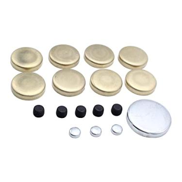 Imagem de 1 CONJUNTO 22 peças de latão congelado kit de plugues para bloco pequeno SBC Chevy 283 305 327 350 MPE-100BR