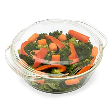 Imagem de Vaporizador de vidro de micro-ondas, vaporizador de vegetais microwavable, seguro para forno também!