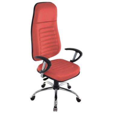 Imagem de Cadeira Presidente Com Espaldar Alto Linha Blenda Vermelho