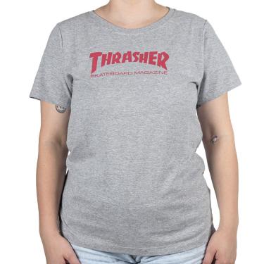 Imagem de Camiseta Thrasher Skate Mag Feminino Cinza