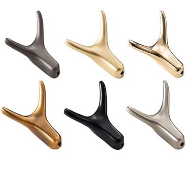 Imagem de KIZQYN Ganchos de casaco cabide montado na parede, cabide de casaco montado na parede, ganchos criativos, ganchos de parede de metal para a entrada, banheiro, quarto, cabide de cozinha montado na parede (cor: l)