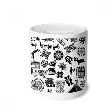 Imagem de DIYthinker Porta-moedas de cerâmica com estampa artística do antigo Egito