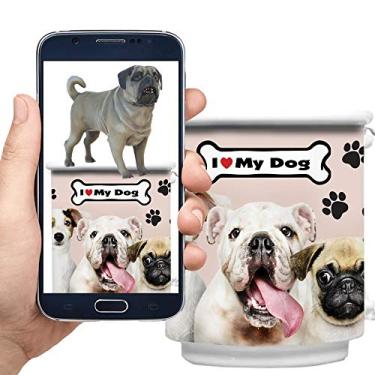 Imagem de Caneca"Pug" - Alumínio
