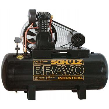 Imagem de Compressor Bravo 20 Pés 200 Litros 5 HP 220/380 V- Schulz -CSL20BR/200