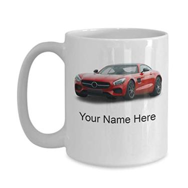 Imagem de Caneca de carro esportiva personalizada - Copo de café para carro esportivo - Ideia de presente de carro esportivo - Copo de carro esportivo personalizado - Caneca de café personalizada - Caneca de café de 425 g