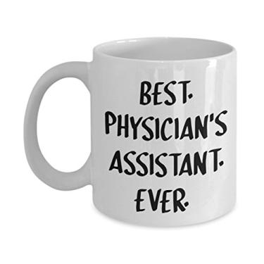 Imagem de Caneca de assistente médico – Melhor assistente de médico de todos os tempos – Caneca de café de cacau quente divertido – ideia de de Natal