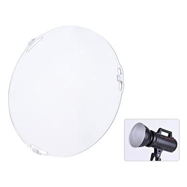 Imagem de Domary Placa difusora de superfície fosca de 18,5 cm portátil Photo Studio para suporte Bowens 7 "Lâmpada refletor padrão