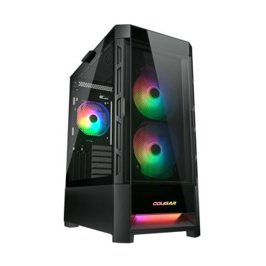 Imagem de Gabinete Gamer Cougar Duoface RGB, Mid Tower, Vidro Temperado, Preto - 385ZD10.0001