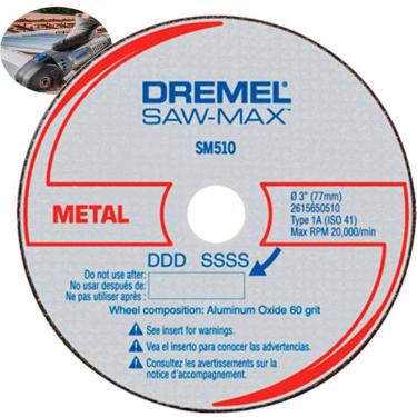 Imagem de Disco de Corte Metais para Dremel SAW MAX DSM510 DREMEL