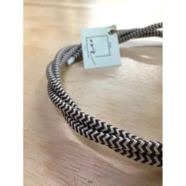 Imagem de Kit Extensão Elétrica Colorida 3,0 Mts Machofêmea Branco Decorativa