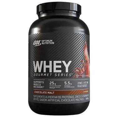 Imagem de Whey Protein Gourmet Gold Optimum Nutrition Chocolate 900g 