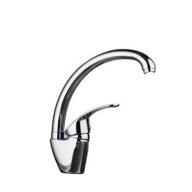 Imagem de Torneira Cozinha Monocomando Curva Cromada