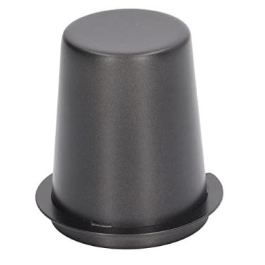 Imagem de Copo medidor de café de silicone de aço inoxidável 120 ml com alça para cafeteira universal para fazer em casa Preto