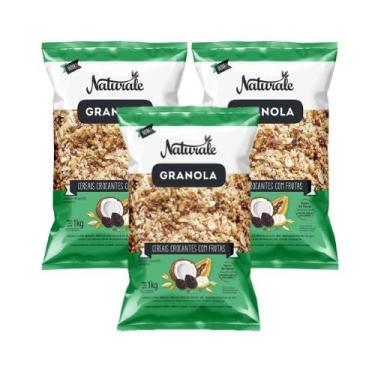 Imagem de KIT 3 Granola de 1Kg - Naturale (Cereais com Frutas 3 Unid.)