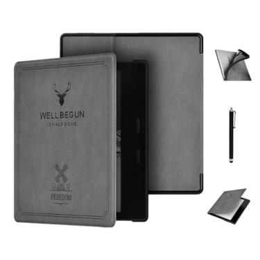 Imagem de Capa para Kindle Oasis de 7 polegadas 10ª geração, versão 2019 e 9ª geração, versão 2017 - à prova d'água, TPU, capa protetora leve, à prova de quedas e durável