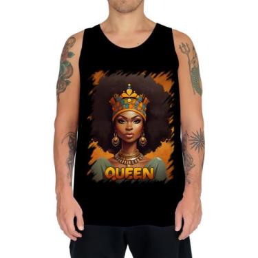 Imagem de Camiseta Regata Rainha Africana Queen Afric 12 - Kasubeck Store
