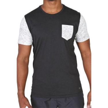 Imagem de Camiseta Oakley Geometric Pocket Ss Masculina Preto