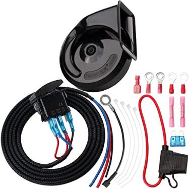 Imagem de AOLIHAN Kit de buzina UTV universal com interruptor basculante LED e fio para carrinho de golfe, ATV, Polaris RZR, Ranger, Geral, lado a lado, Can-Am, Club Car, Teryx 4, PRO XP