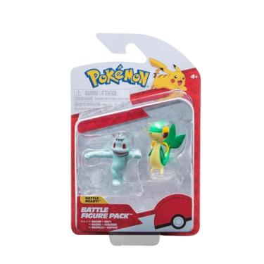 Imagem de Pokemon Battle Figure Pack Machop and Snivy, Machollo & Serpifeu