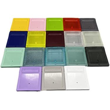 Imagem de Cartucho de cartão de jogo de substituição para Gameboy Color GBC, caixa de cartucho de jogo para Gameboy Classic GB (cinza)