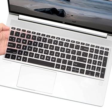 Imagem de Capa de teclado para laptop HP ProBook 450 455 G8 G9/ProBook 650 G8/450 G10/455 G10 de 15,6 polegadas, 2023 2022 2021 Nova capa protetora de teclado HP ProBook 15,6 (não serve para 450 455 6 50 G6 G7)