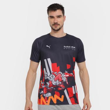 Imagem de Camiseta Puma Red Bull Double Masculina-Masculino