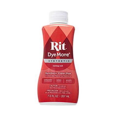 Imagem de Rit DyeMore Frasco único de 200 ml, corante de fibra líquida sintética para roupas, decoração e artesanato – Vermelho de corrida