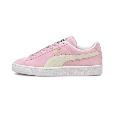 Imagem de PUMA tênis infantil unissex Suede Jr, Puma Senhora rosa/branco, 7 Big Kid