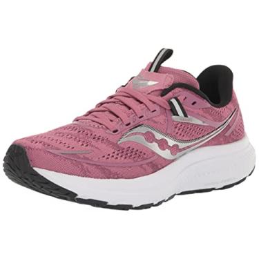 Imagem de Saucony Women's Omni 21 Running Shoe, Haze/Black, 7.5