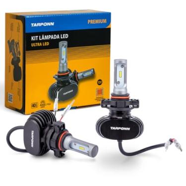 Imagem de Kit Lampada Ultra Led Premium 6000k Tarponn H16 8000Lm 40W