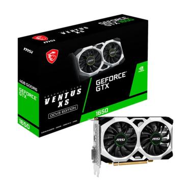 Imagem de Placa de Vídeo msi nvidia GeForce gtx 1650 D6 Ventus xs OCV3 4GB GDDR6 128 Bits - 912-V812-003