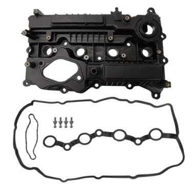 Imagem de JAVOUKA Tampa da válvula do motor 224002GGB0 adequada para Hyundai Santa Fe 19-20 para Papai Noel 15-19 para Tucson 15-18 para Kia Optima 16-20 para Sorento 15-20 2.0L 2.4L 224002GGB0 Tampa da válvula