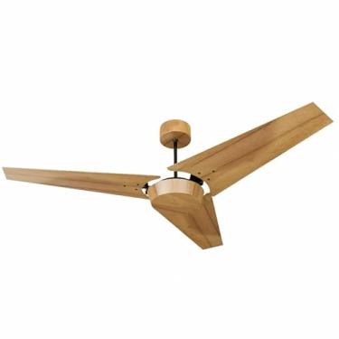 Imagem de Ventilador de Teto Natuvent Callis No Light 3 Pás Madeira Teca (110, Volts)