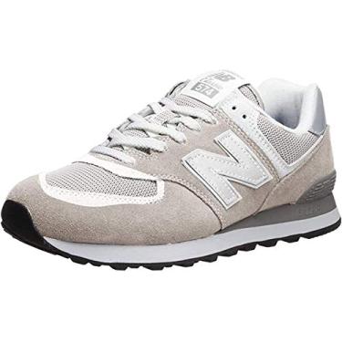 Imagem de New Balance – Tênis masculino 574 V2 Evergreen, Nimbus Cloud/Nimbus Cloud, 4 Wide