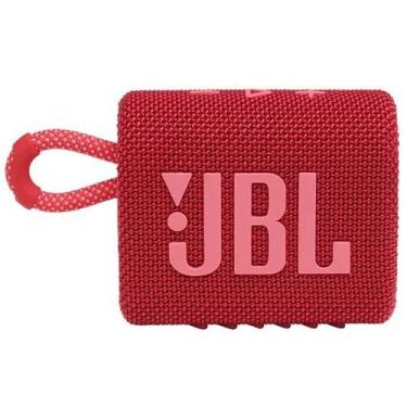 Imagem de Caixa Portátil Bluetooth JBL GO 3 4,2W RMS Prova D'água, Vermelha
