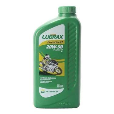 Imagem de Óleo Lubrax 1 Litro Essencial Moto 4t- 20w50 Mineral