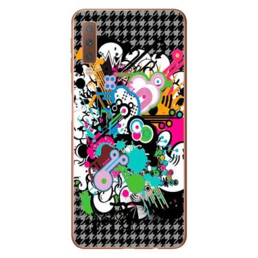 Imagem de Capa Adesivo Skin022 Verso Para Samsung Galaxy A7 2018 - KawaSkin