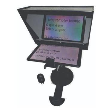 Imagem de Teleprompter De Mesa P/ Celular + Controle Simples - Texano