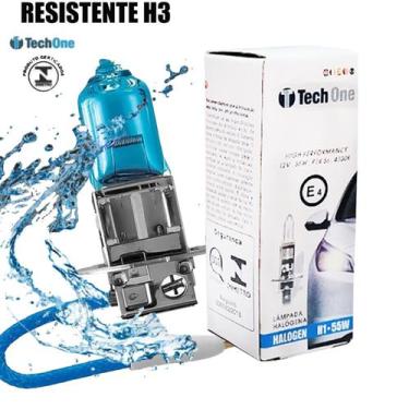 Imagem de Lampadas H3 8500k Super Branca Farol Milha - Tech One