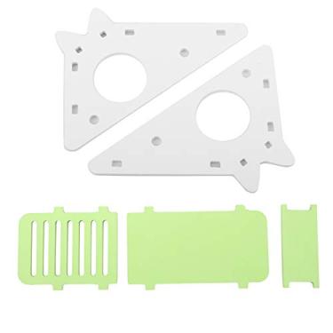 Imagem de Montagem de escadas de escalada, casa de hamster de madeira, brinquedo de escada de escalada, pequeno ninho de descanso de animais, esconderijo de hamster com escadas de escalada (Green)